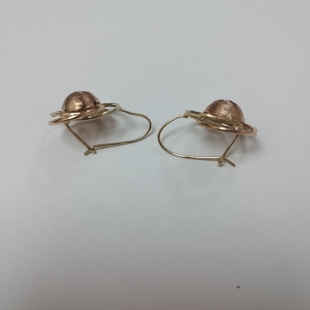 ARETES PAR ORO 14 K 2.6 GRMS (SEMINUEVO)