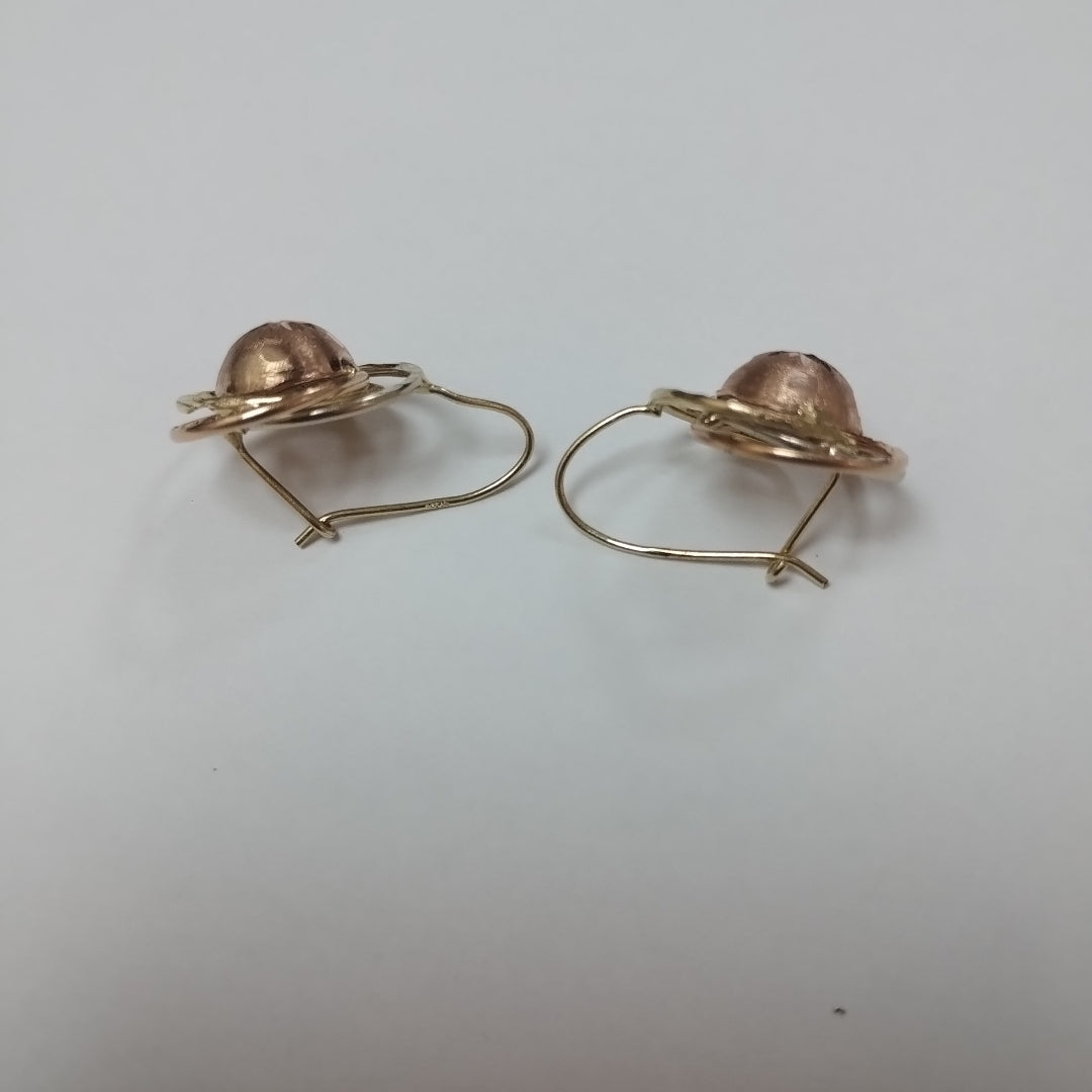 ARETES PAR ORO 14 K 2.6 GRMS (SEMINUEVO)