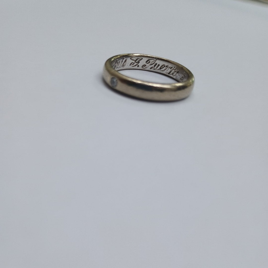 ARGOLLA ORO BLANCO 18 K 5,80 GRMS (SEMINUEVO)