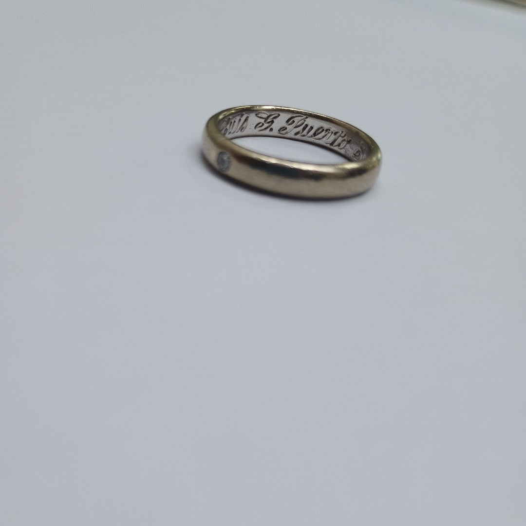 ARGOLLA ORO BLANCO 18 K 5,80 GRMS (SEMINUEVO)