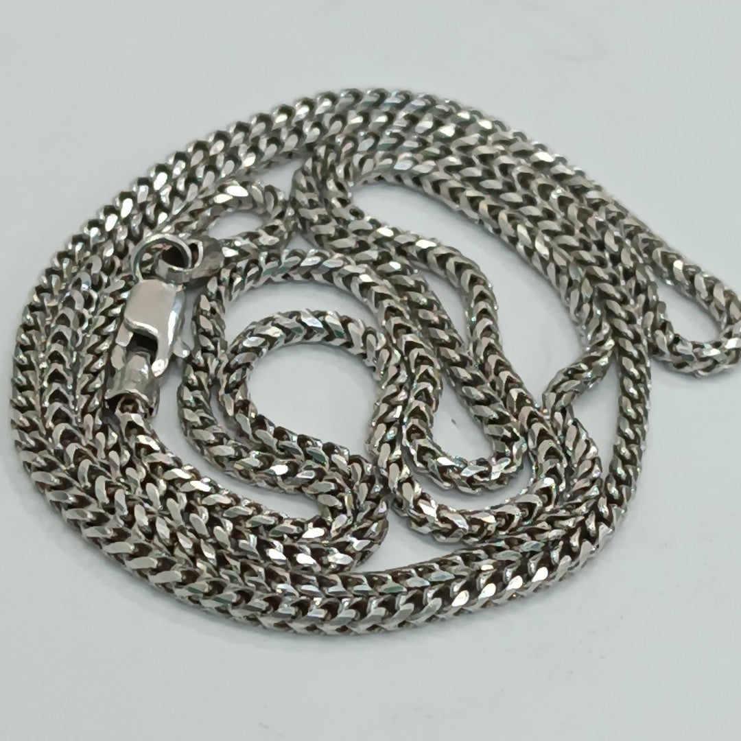 CADENA ORO BLANCO 14 K 7,60 GRMS (SEMINUEVO)