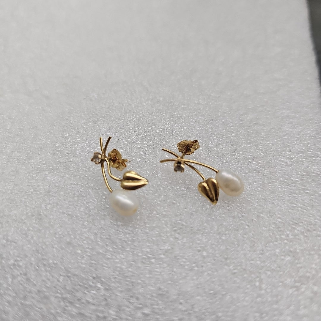 ARETES PAR ORO 10 K 1.4 GRMS (SEMINUEVO)
