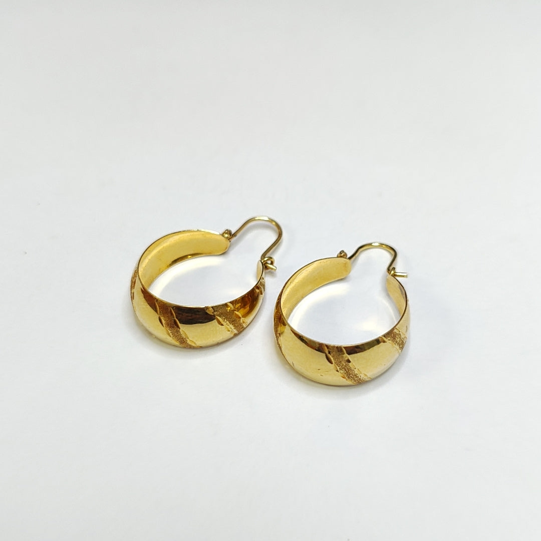 ARRACADAS PAR ORO 14 K 4,10 GRMS (SEMINUEVO)
