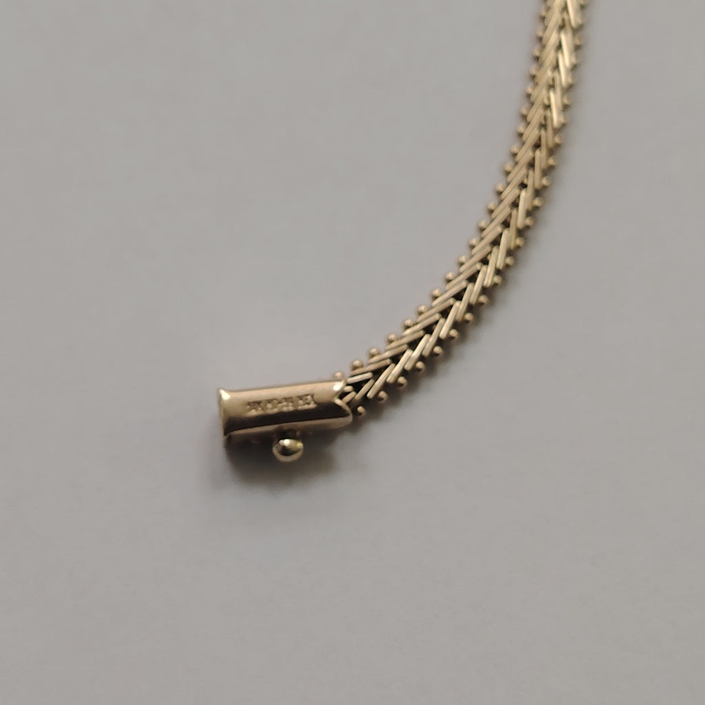 PULSERA ORO, ORO COMBINADO 14 K 8.7 GRMS (SEMINUEVO)