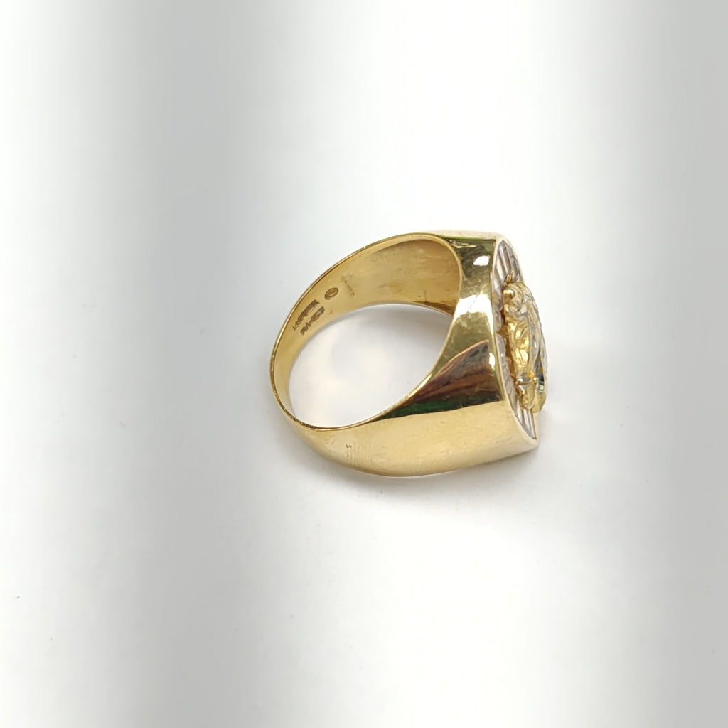 ANILLO ORO 14 K 10.9 GRMS (SEMINUEVO)