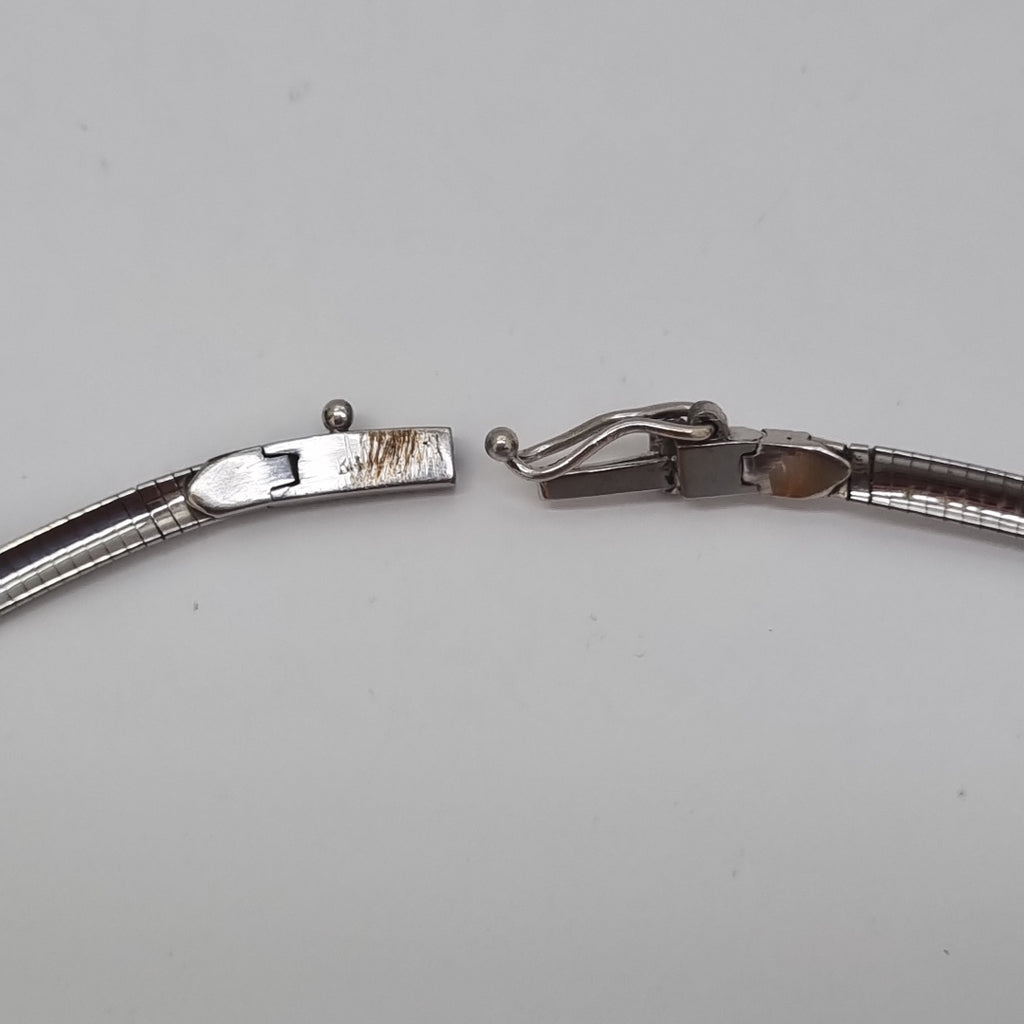 GARGANTILLA ORO BLANCO 14 K 16 GRMS (SEMINUEVO)