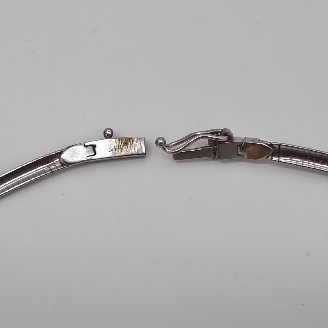 GARGANTILLA ORO BLANCO 14 K 16 GRMS (SEMINUEVO)