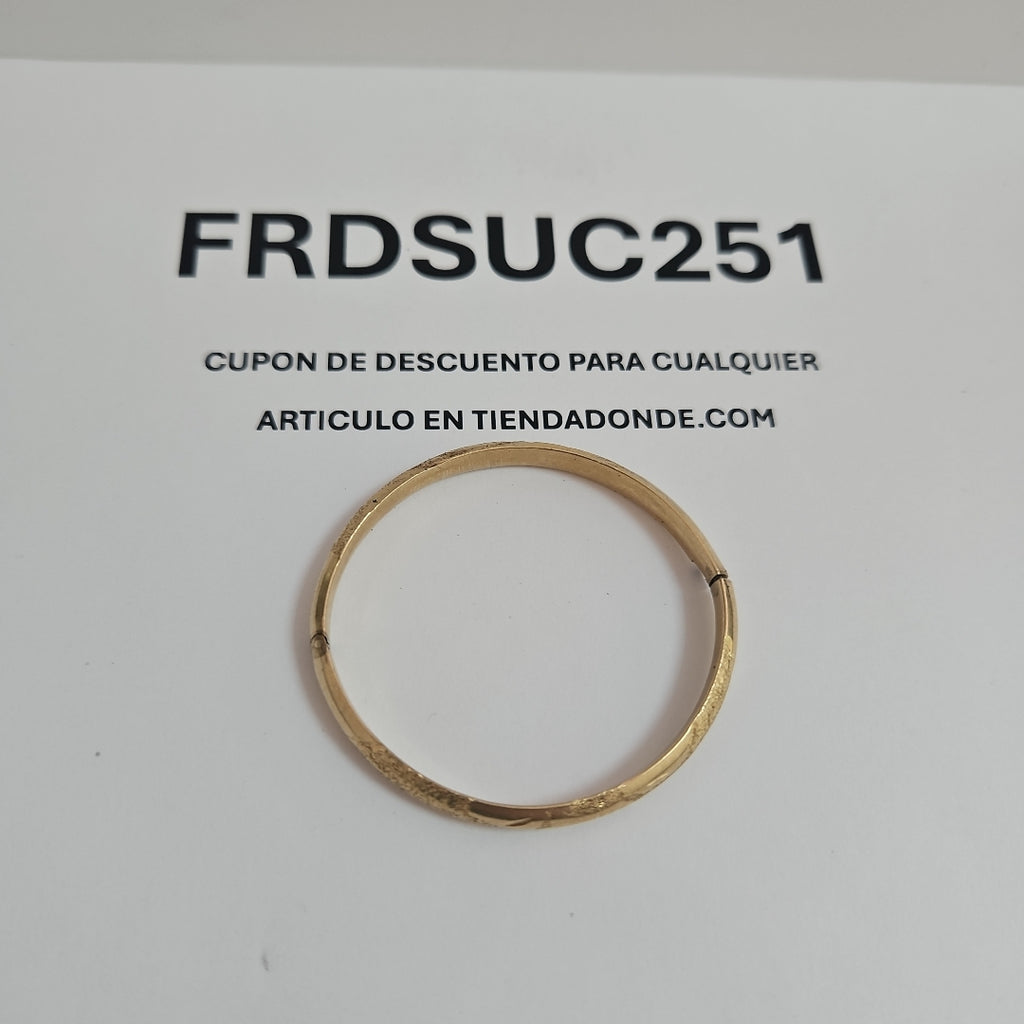 PULSERA RIGIDA ORO 14 K 4,70 GRMS (SEMINUEVO)