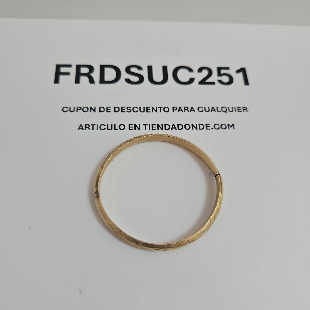 PULSERA RIGIDA ORO 14 K 4,70 GRMS (SEMINUEVO)