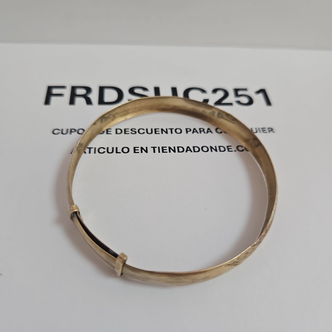 PULSERA RIGIDA ORO 10 K 7,20 GRMS (SEMINUEVO)
