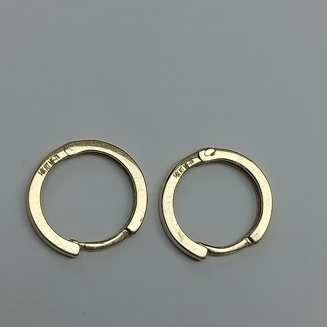 ARRACADAS PAR ORO 14 K 1,80 GRMS (SEMINUEVO)