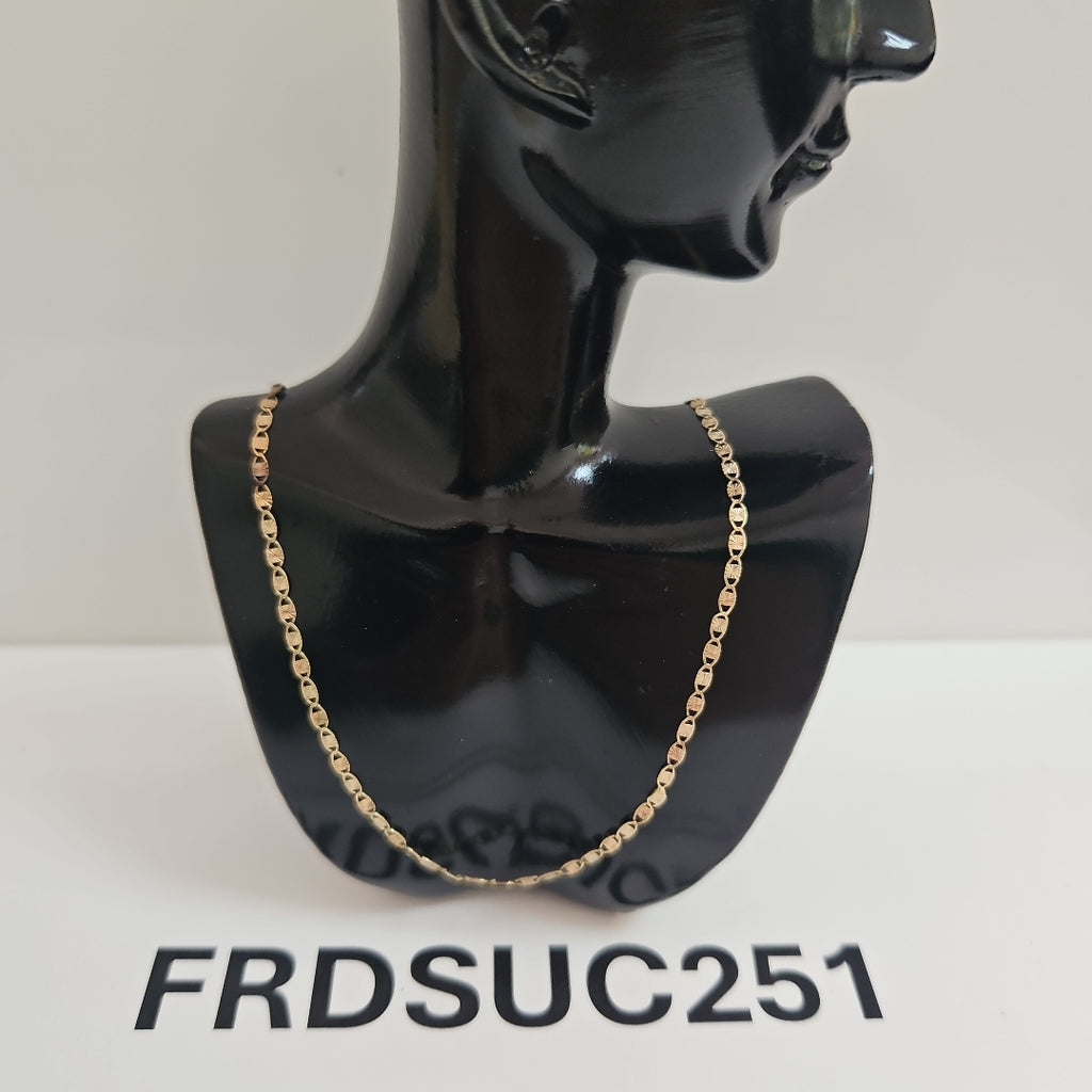 CADENA ORO, ORO COMBINADO 10 K 1.5 GRMS (SEMINUEVO)