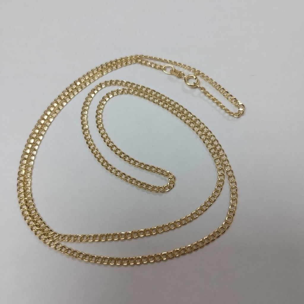 CADENAS BARBADA AMARILLA ORO 14K 2.1 (NUEVO)