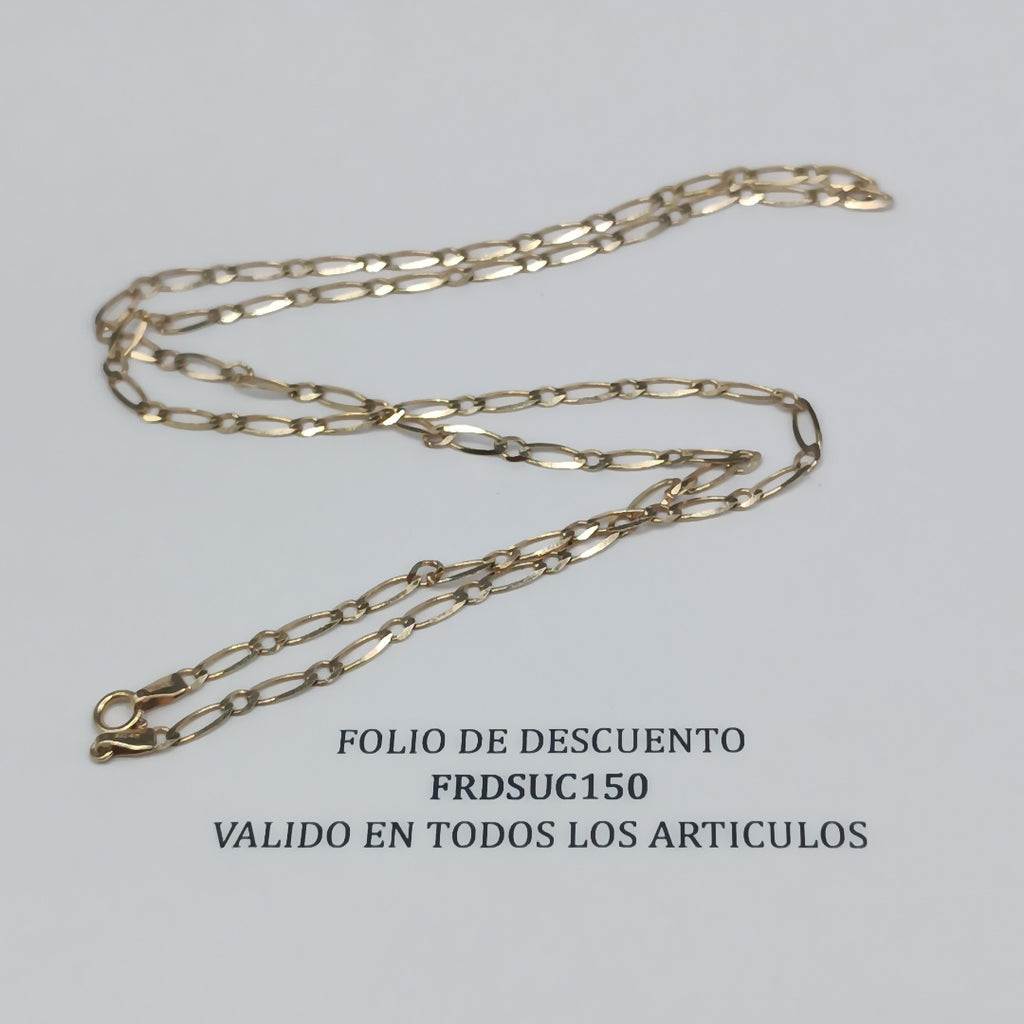 CADENA ORO 14 K 3.4 GRMS (SEMINUEVO)