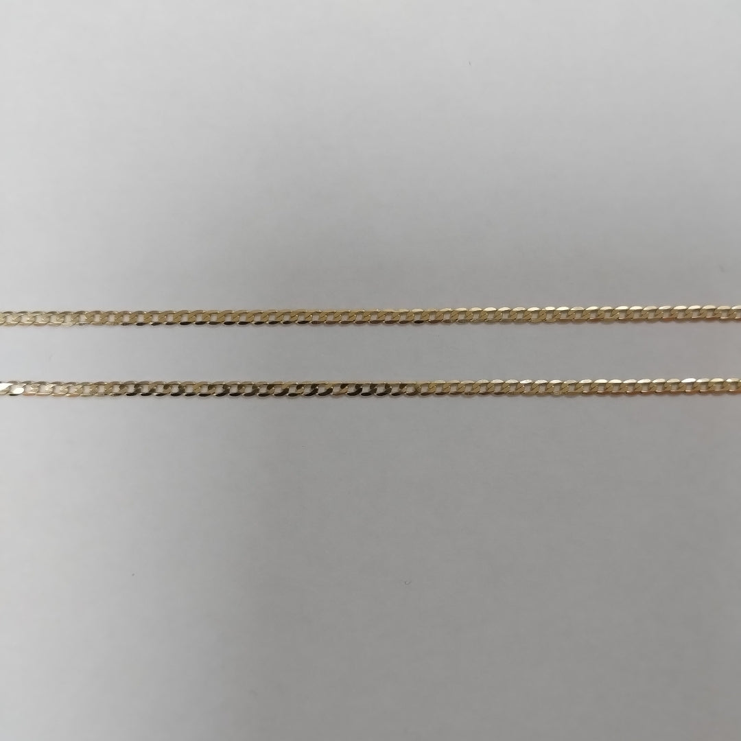 CADENAS BARBADA AMARILLA ORO 14K 1.9 (NUEVO)