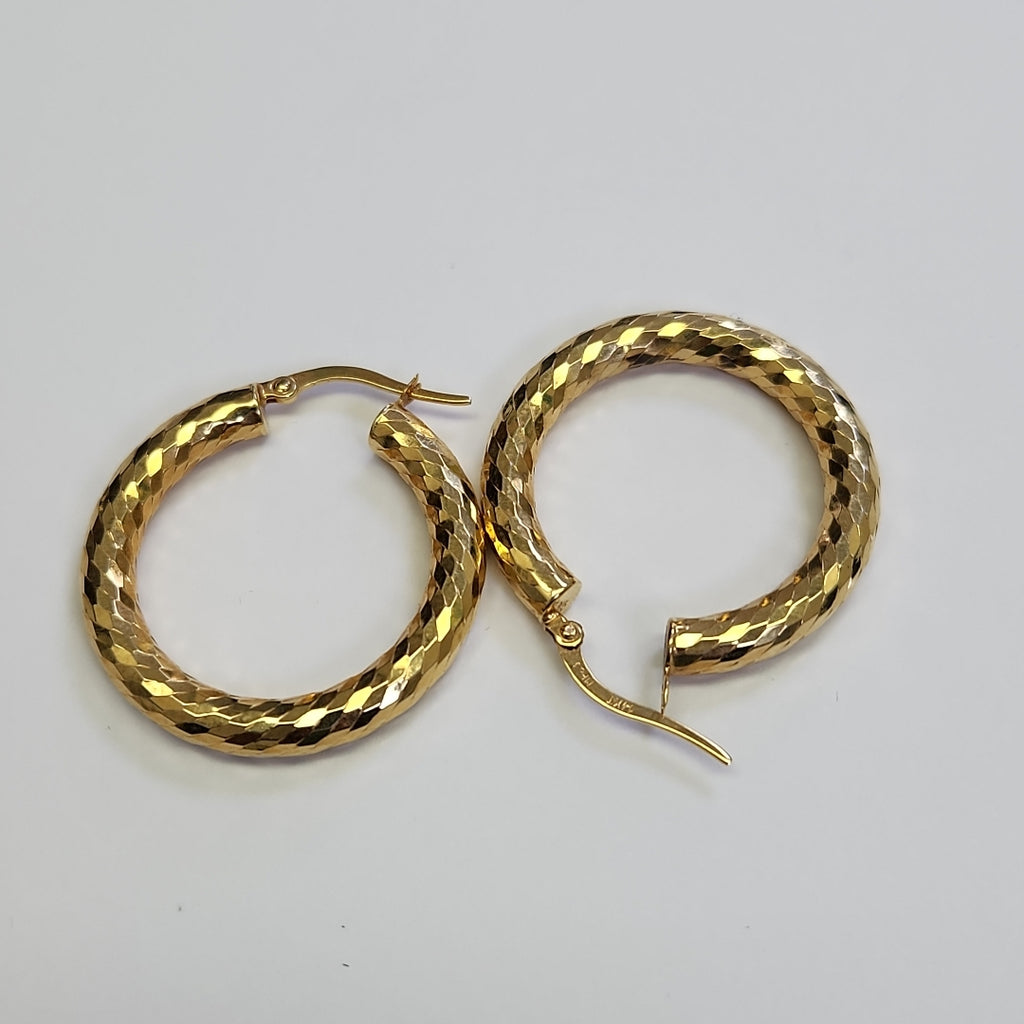 ARRACADAS PAR ORO 14 K 3,40 GRMS (SEMINUEVO)