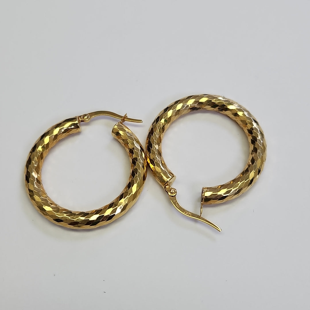 ARRACADAS PAR ORO 14 K 3,40 GRMS (SEMINUEVO)