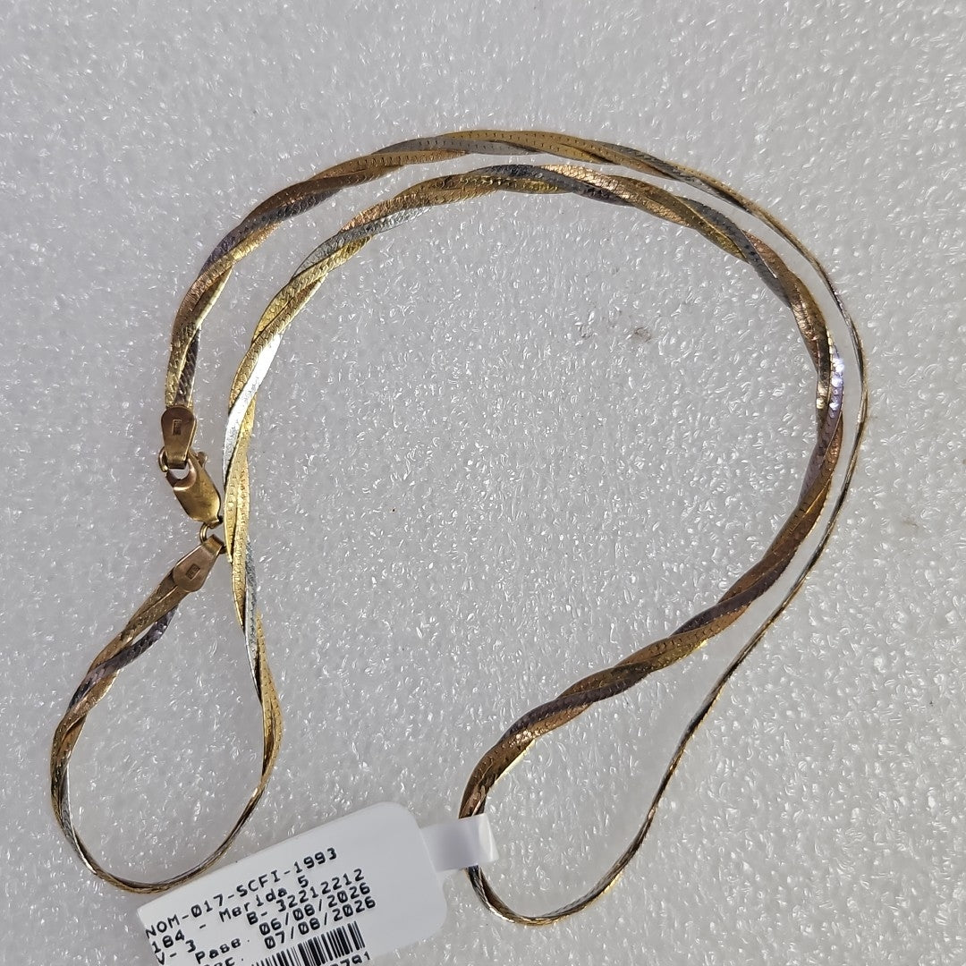 GARGANTILLA ORO 14 K 6.4 GRMS (SEMINUEVO)