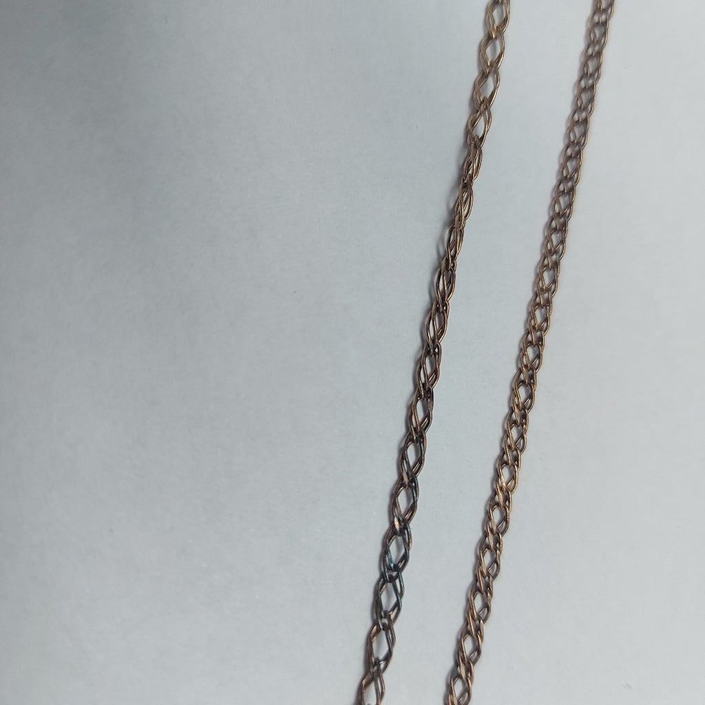CADENA TEJIDO ESLABONES PLATA .925 50 CM 3.6 GR (NUEVO)