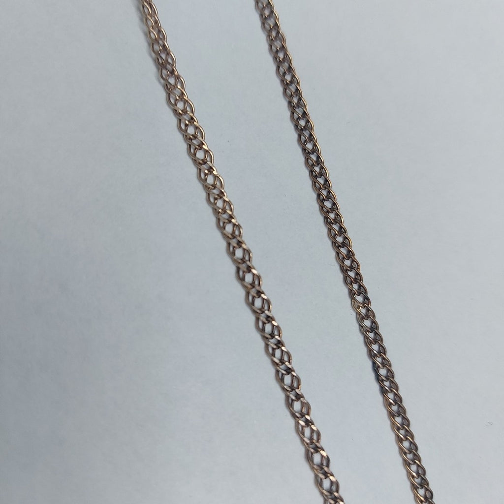 CADENA TEJIDO ESLABONES PLATA .925 50 CM 3.9 GR (NUEVO)