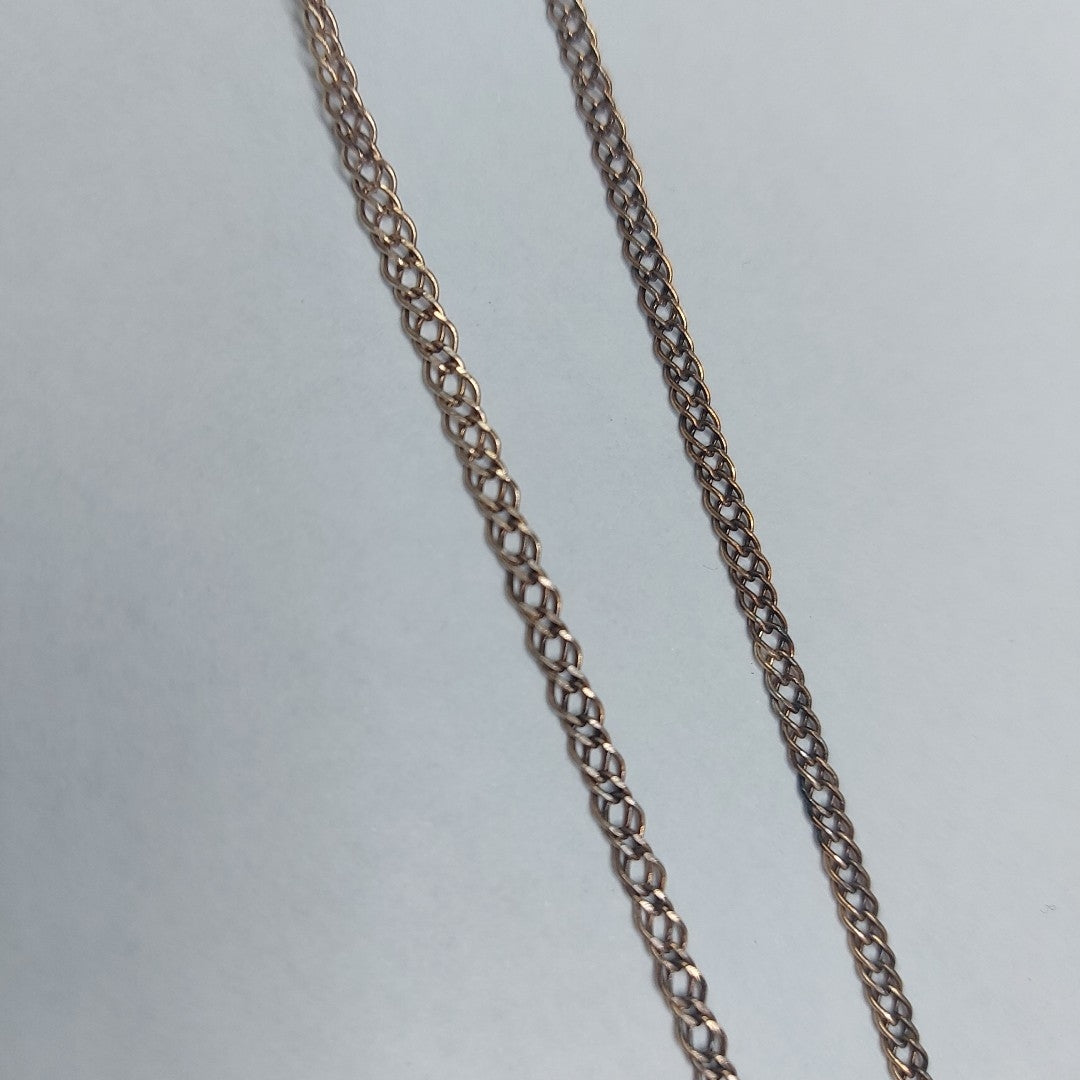 CADENA TEJIDO ESLABONES PLATA .925 50 CM 3.9 GR (NUEVO)