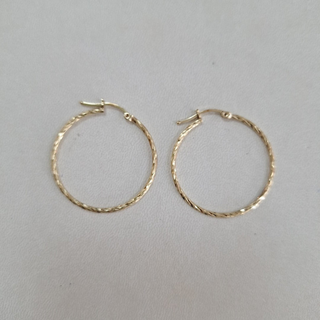 ARRACADAS PAR ORO 10 K 1.9 GRMS (SEMINUEVO)