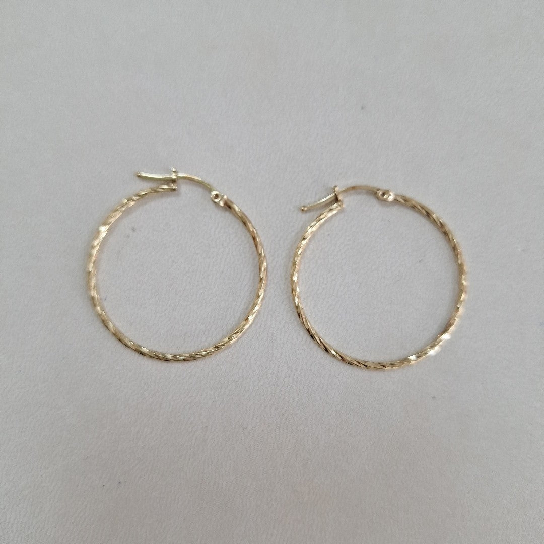 ARRACADAS PAR ORO 10 K 1.9 GRMS (SEMINUEVO)