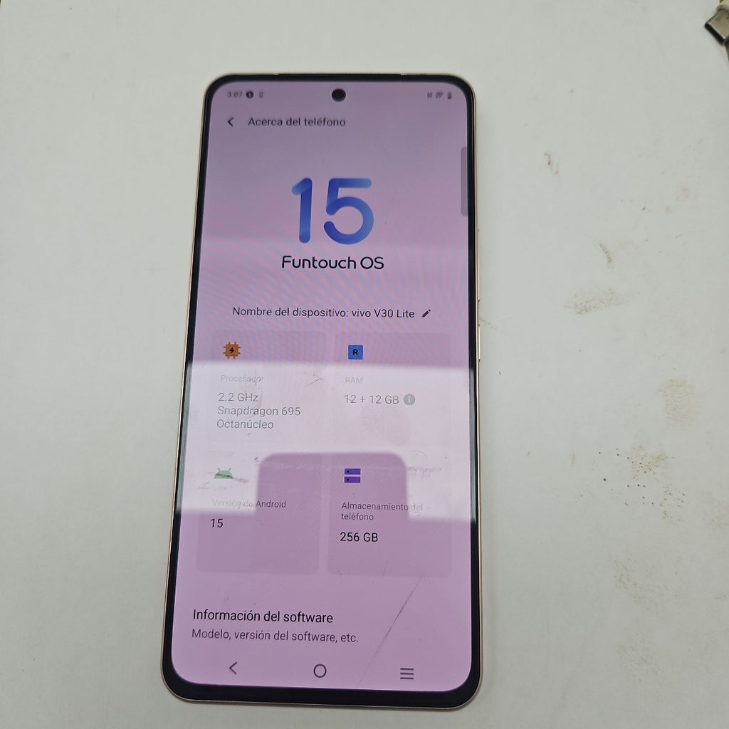 CELULAR VIVO V30 LITE V2314 (2023) 256 GB 12 GB RAM (SEMINUEVO)