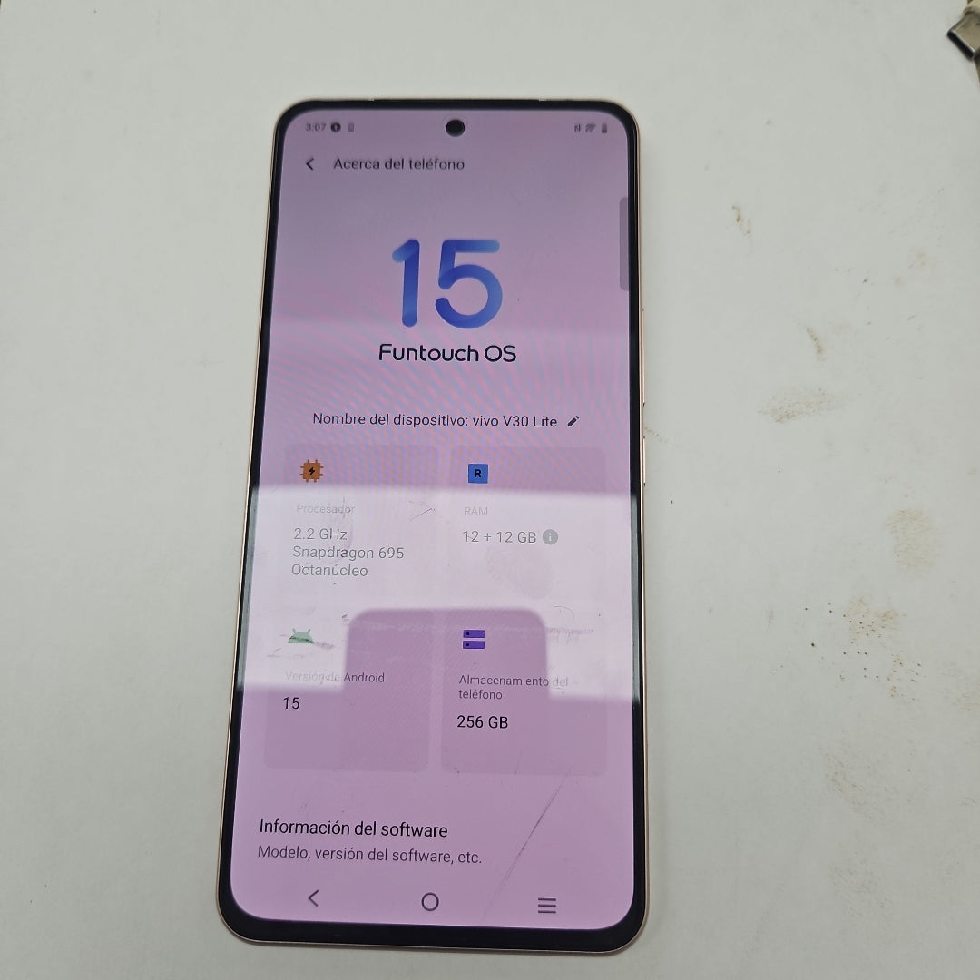 CELULAR VIVO V30 LITE V2314 (2023) 256 GB 12 GB RAM (SEMINUEVO)