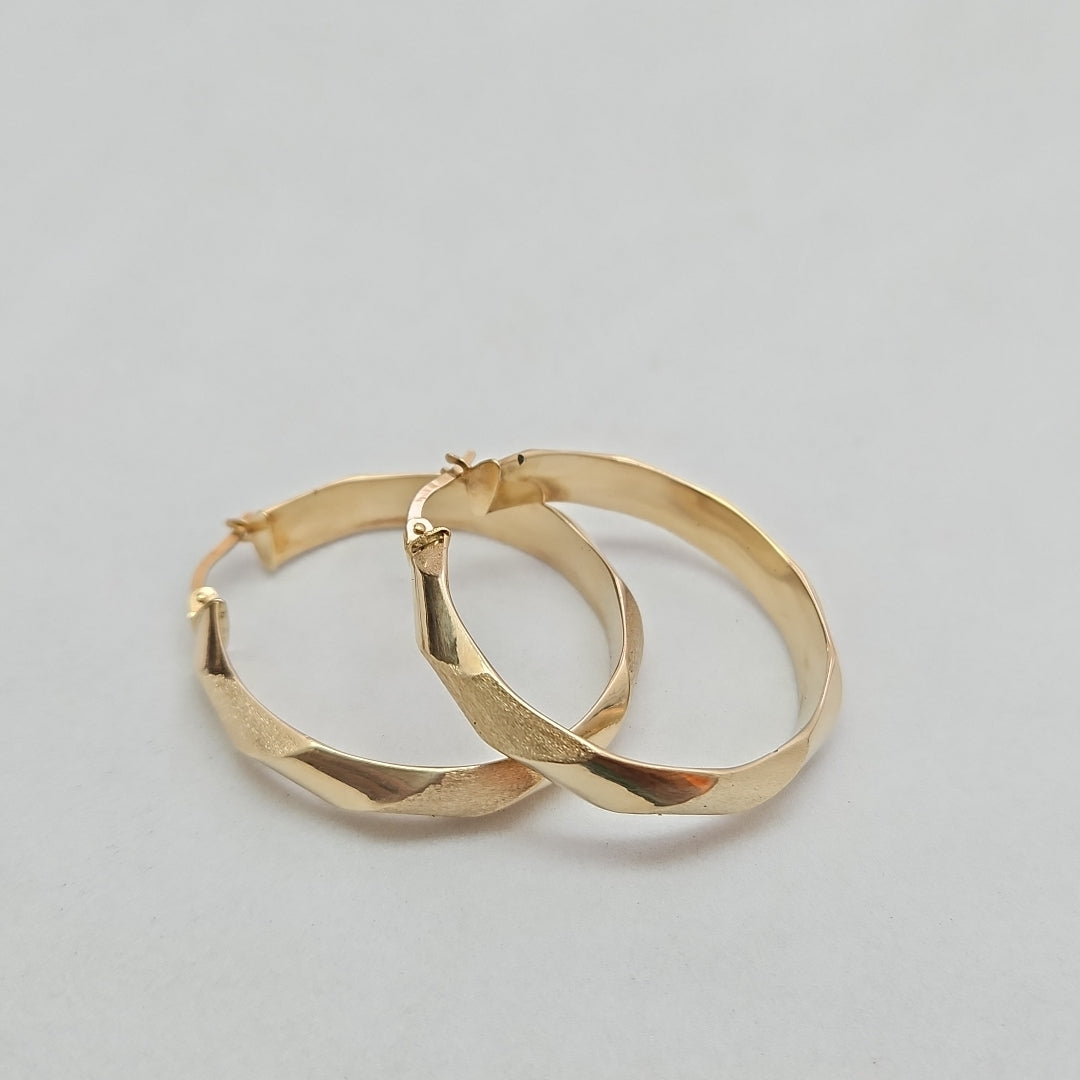 ARRACADAS PAR ORO 14 K 4.7 GRMS (SEMINUEVO)