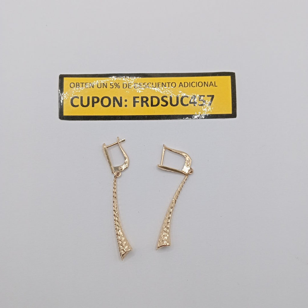 ARETES PAR ORO 14 K 2,70 GRMS (SEMINUEVO)