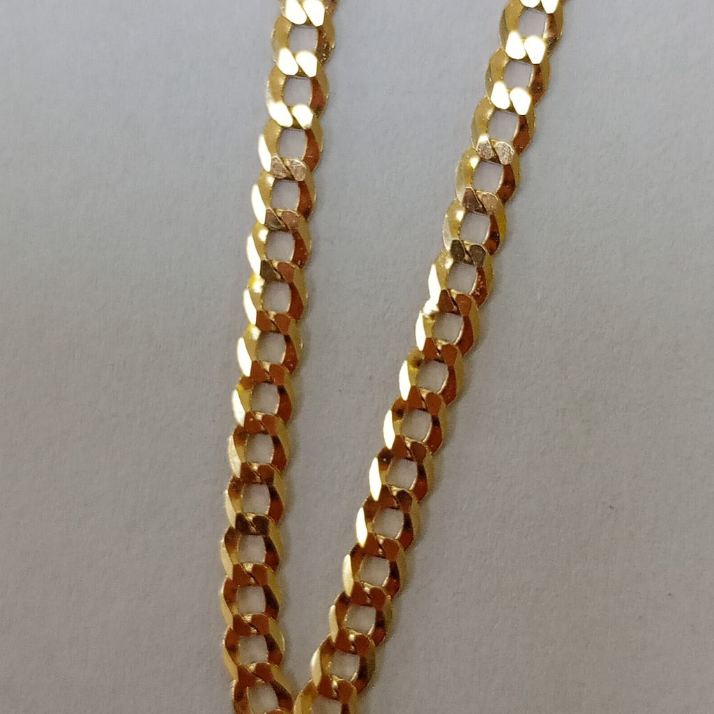 PULSERAS CABALLERO BARBADA AMARILLA ORO 14K 2.8 (NUEVO)
