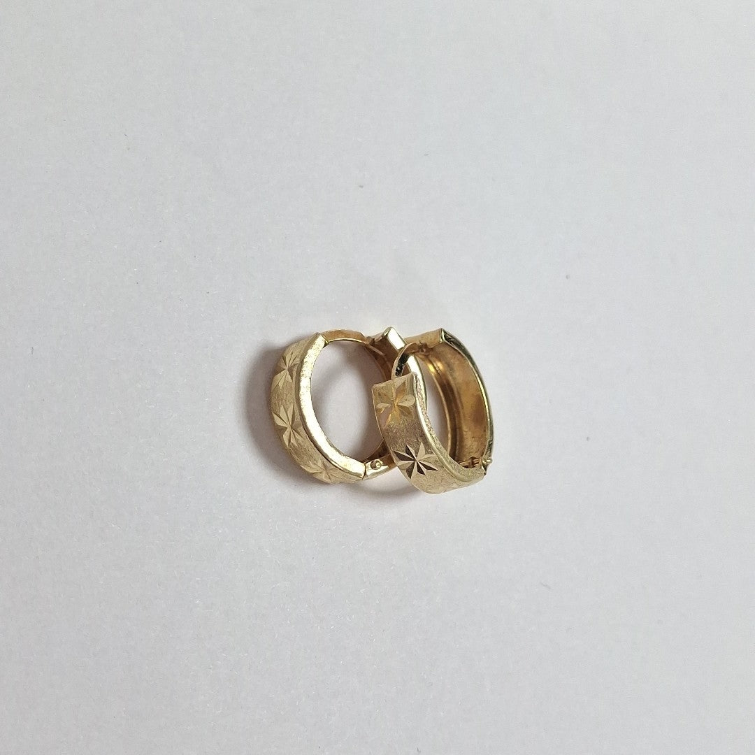 ARRACADAS PAR ORO 14 K 2.2 GRMS (SEMINUEVO)