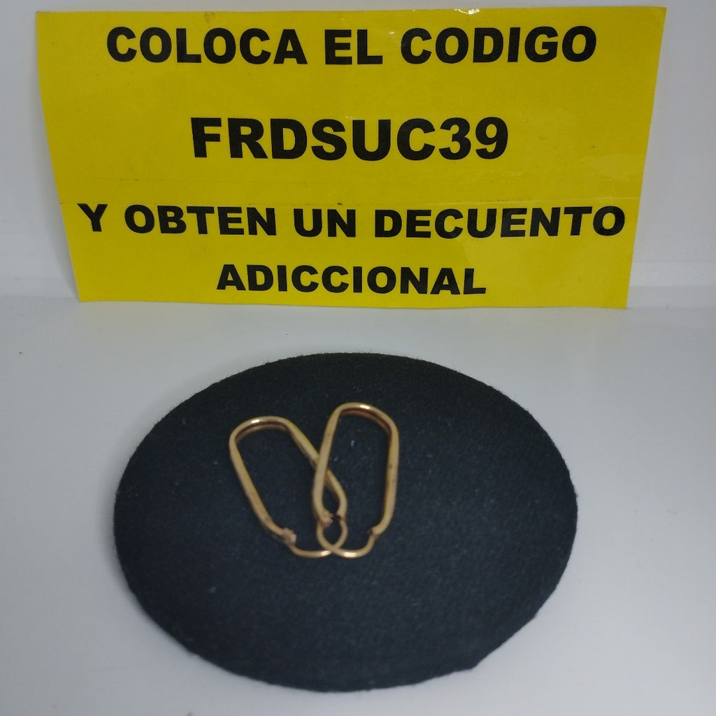 ARRACADAS PAR ORO 10 K 2.6 GRMS (SEMINUEVO)