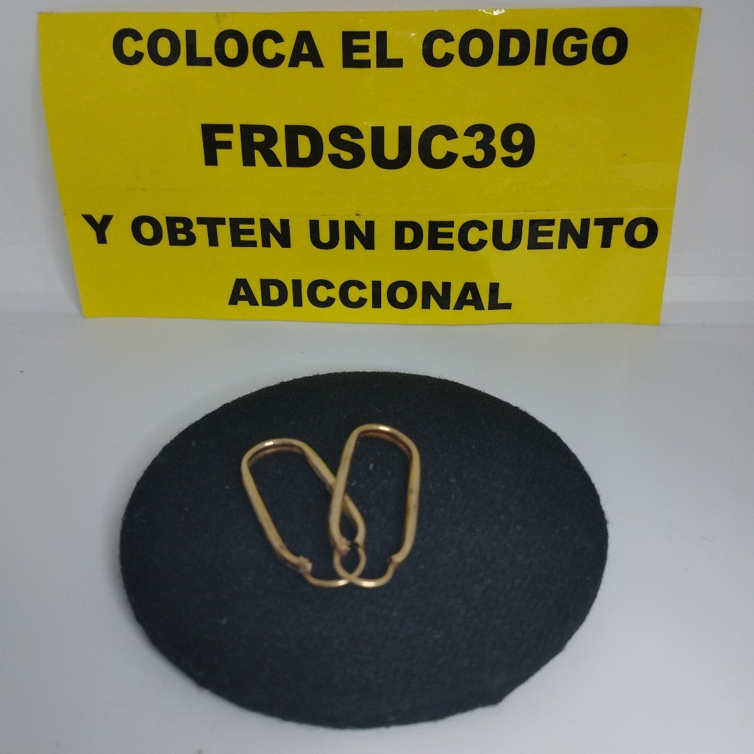 ARRACADAS PAR ORO 10 K 2.6 GRMS (SEMINUEVO)