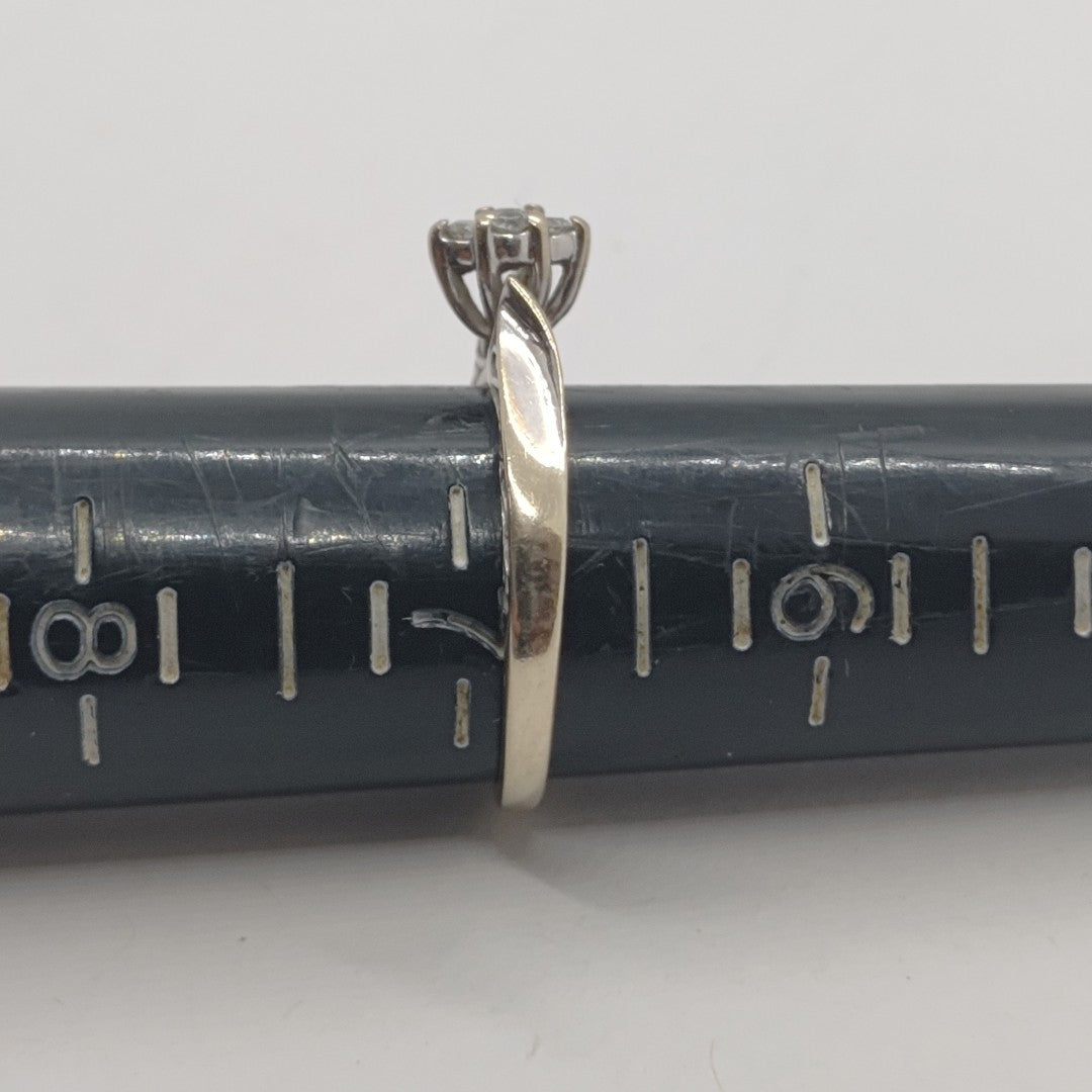 ANILLITO ORO, ORO BLANCO 14 K 2.8 GRMS (SEMINUEVO)