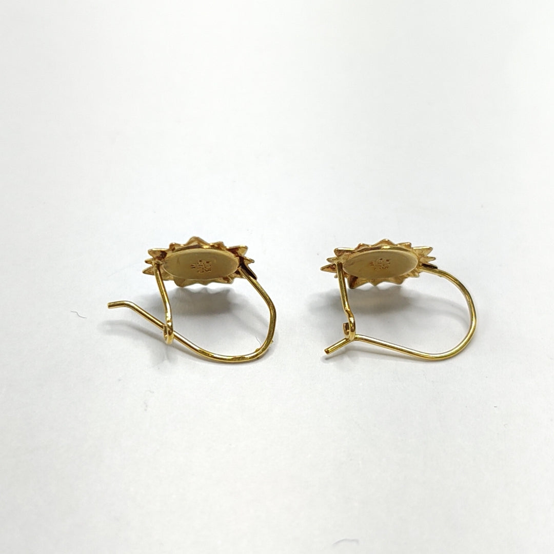 ARRACADAS PAR ORO 14 K 0.8 GRMS (SEMINUEVO)