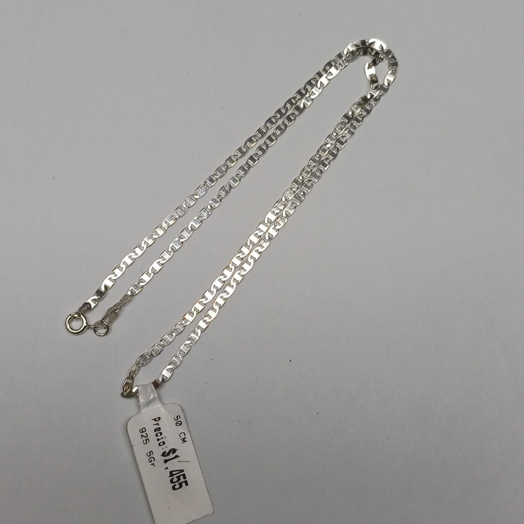 CADENA GUCHI PLATA .925 50 CM 5.02 GR (NUEVO)