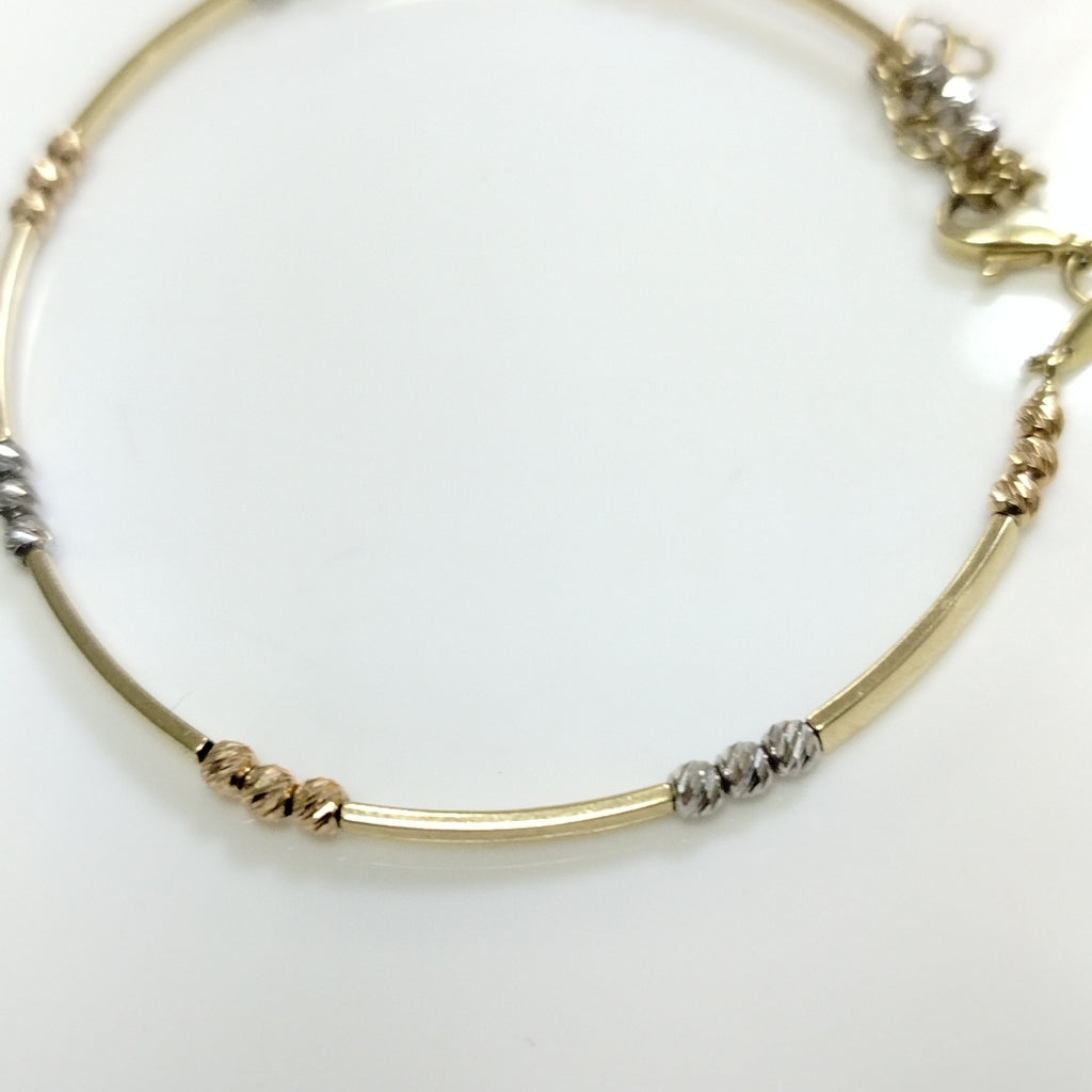 PULSERA RIGIDA ORO 14 K 4,10 GRMS (SEMINUEVO)