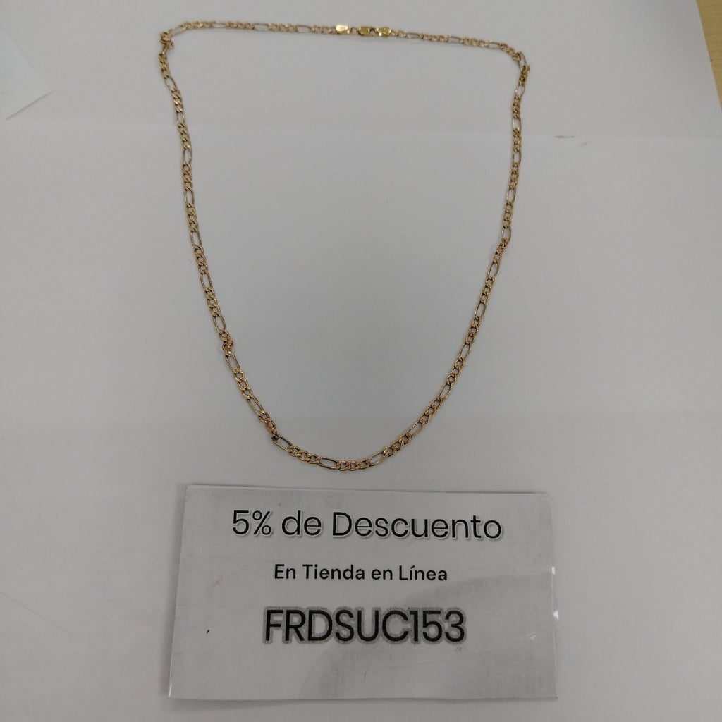 CADENA ORO 14 K 4.5 GRMS (SEMINUEVO)