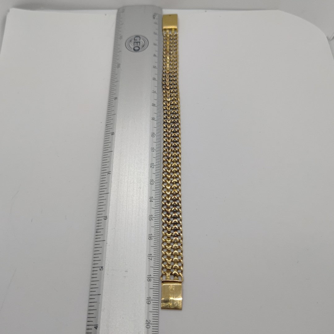 PULSERA ORO 10 K 17.3 GRMS (SEMINUEVO)