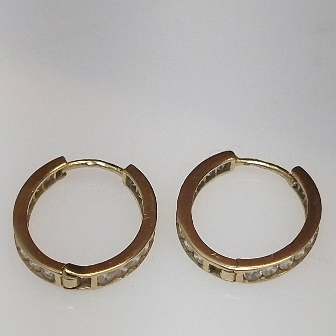 ARRACADAS PAR ORO 10 K 1 GRMS (SEMINUEVO)
