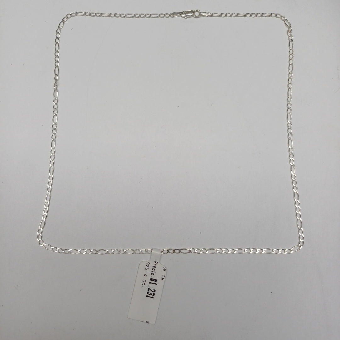 CADENA 3X1 PLATA .925 55 CM 4.33 GR (NUEVO)