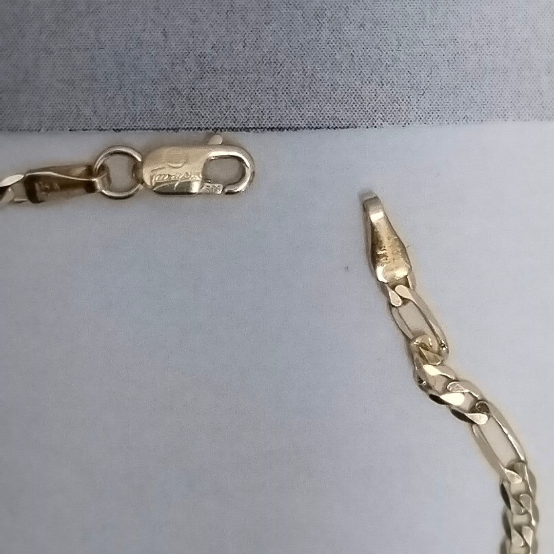 PULSERAS DAMA CARTIER 3 1 AMARILLA ORO 14K 1.9 (NUEVO)