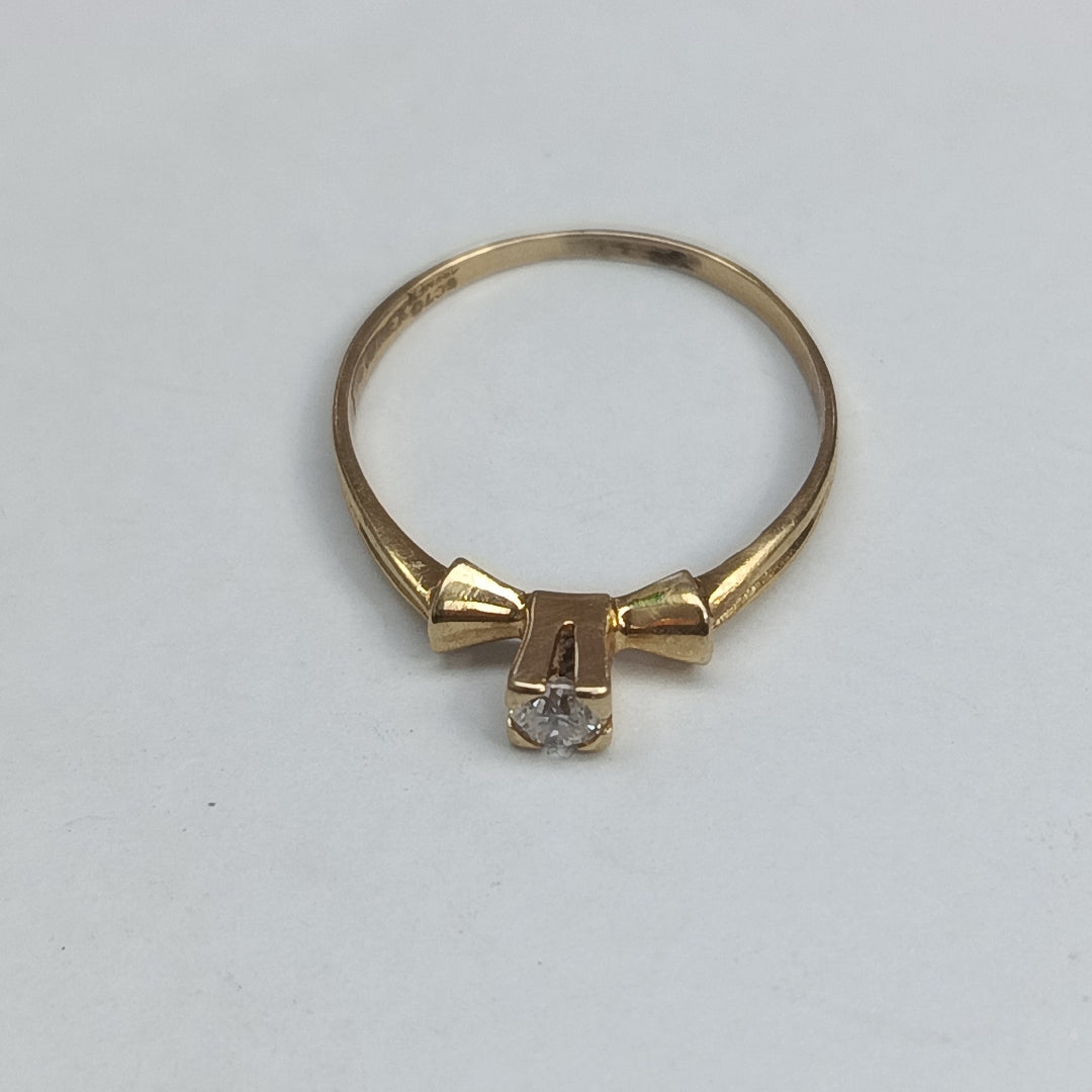SOLITARIO ORO 18 K 2.1 GRMS (SEMINUEVO)
