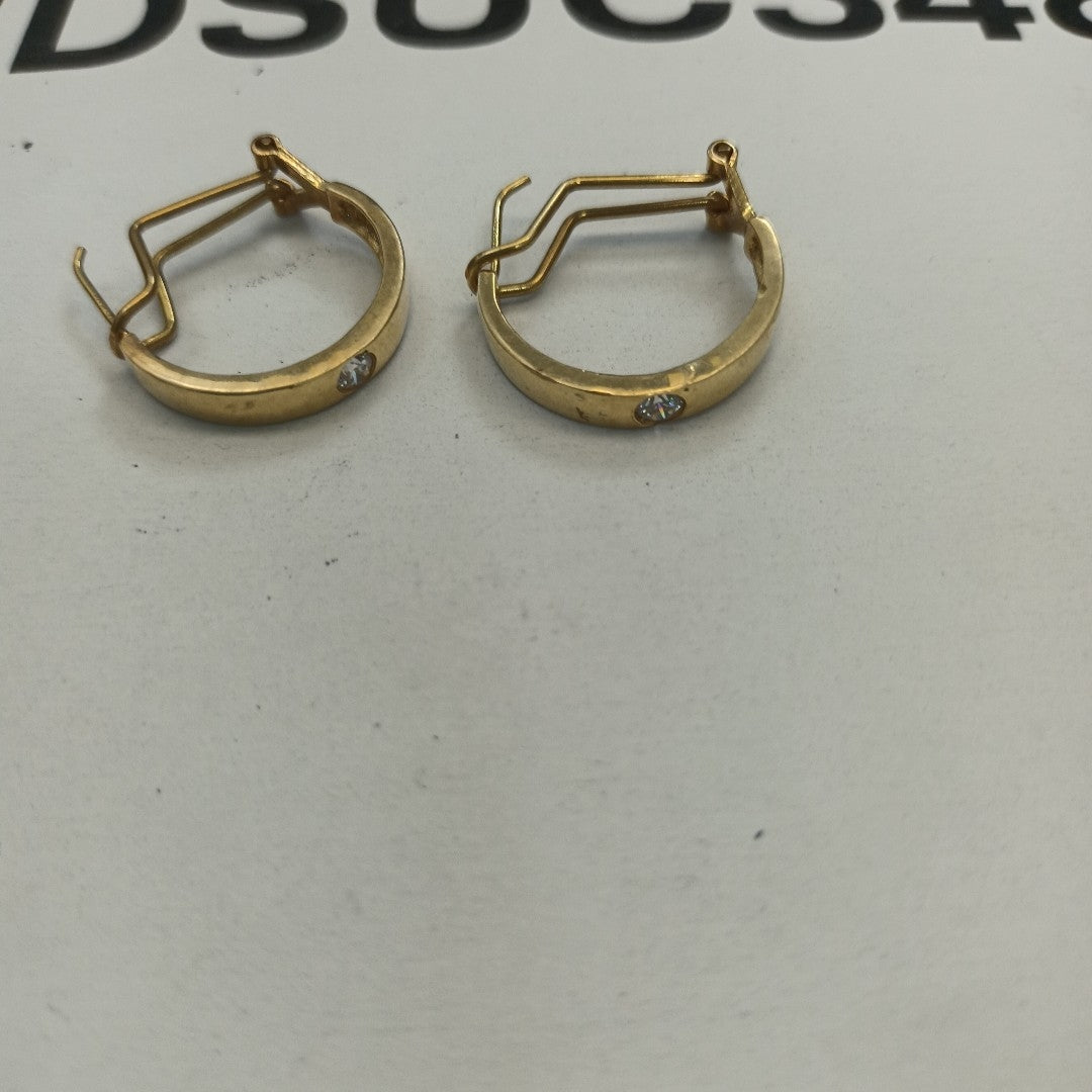 ARRACADAS PAR ORO 14 K 5.1 GRMS (SEMINUEVO)