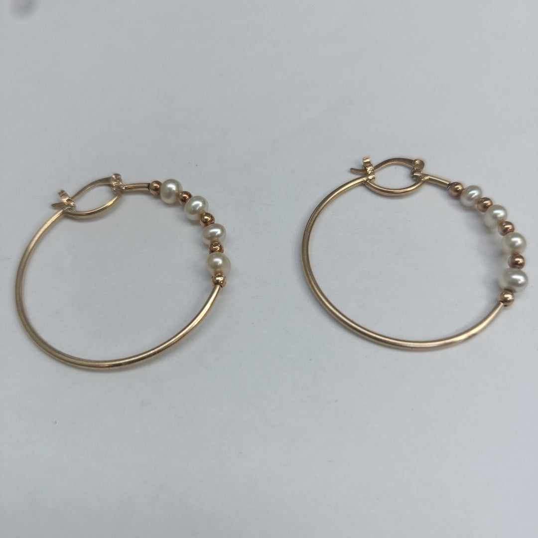 ARRACADAS PAR ORO 10 K 3,60 GRMS (SEMINUEVO)