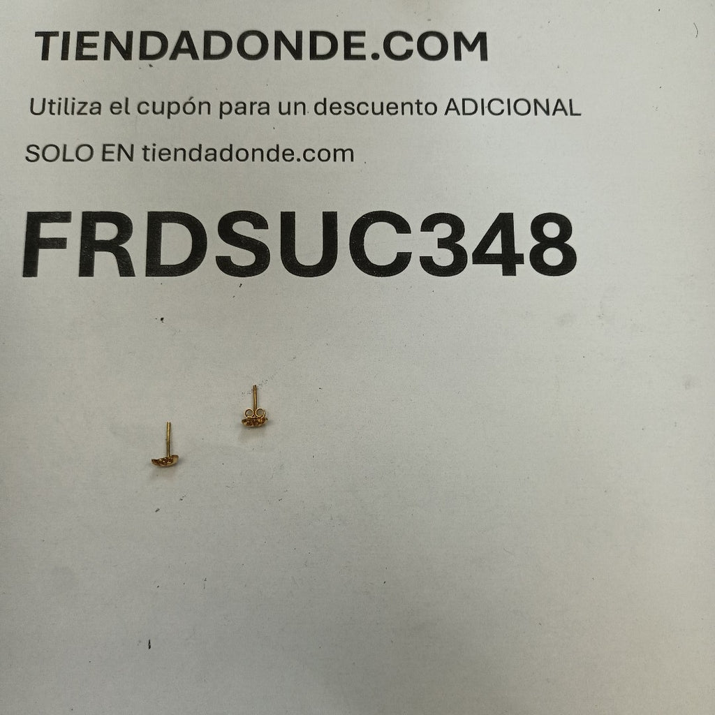 BROQUELES PAR ORO 14 K 0.6 GRMS (SEMINUEVO)
