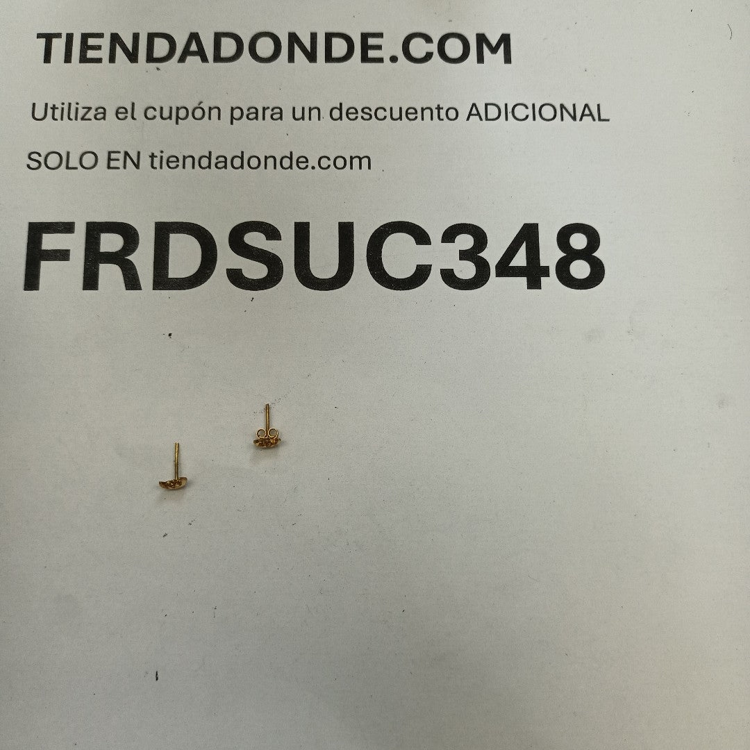 BROQUELES PAR ORO 14 K 0.6 GRMS (SEMINUEVO)