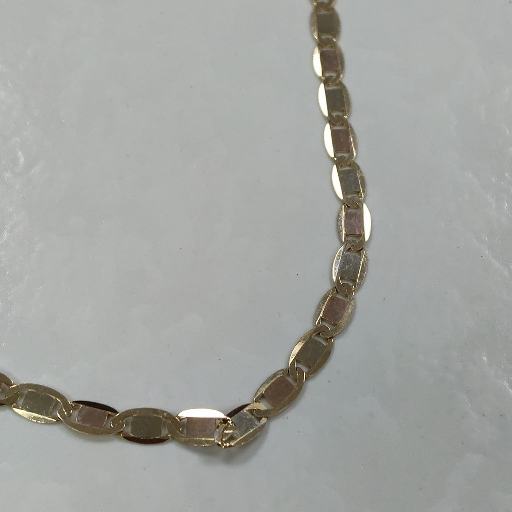 CADENAS VALENTINA/ESPEJO ORO 14K 10 (NUEVO)